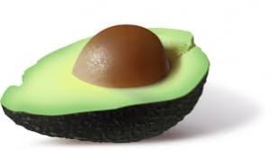 avocado half