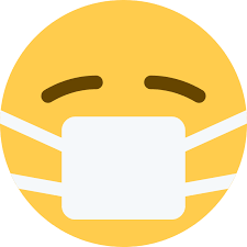 face emoji with mask on